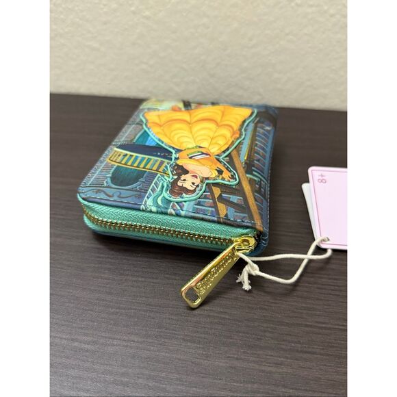 Loungefly Disney Beauty and the Beast Belle Library Zip Wallet - Picture 3 of 4